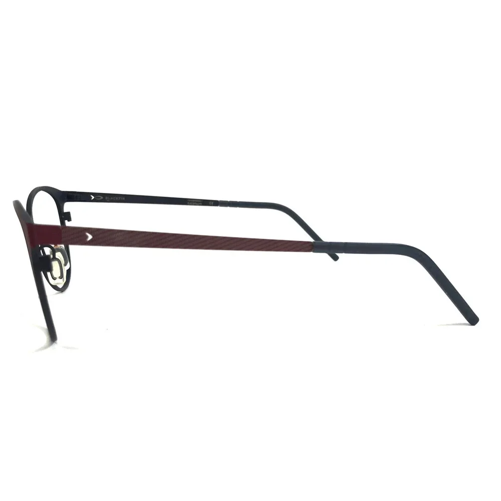 Blackfin Eyeglasses Frames BF808 WINDSOR COL.757 Black Red Cat Eye 52-18-145